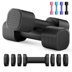 Zempox 4-in-1 Adjustable Dumbbell Set for Women