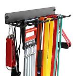 Heavy-Duty Gym Equipment Storage Rack with Hanger