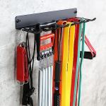 Heavy-Duty Gym Equipment Storage Rack with Hanger
