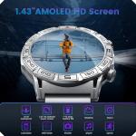 Men's Waterproof Smartwatch with Fitness Tracker