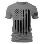 Men's Patriotic American Flag Workout Shirt