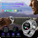 Men's Waterproof Smartwatch with Fitness Tracker