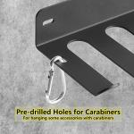 Heavy-Duty Gym Equipment Storage Rack with Hanger