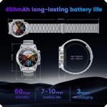 Men's Waterproof Smartwatch with Fitness Tracker