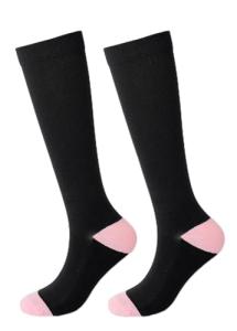 JIAXCOMFOR Compression Socks - Pink, 20-30 mmHg