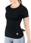 Kewlioo Women's Sauna Sweat Vest - Black