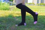 JIAXCOMFOR Compression Socks - Pink, 20-30 mmHg