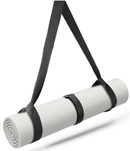 Adjustable Yoga Mat Carrier Strap - Black