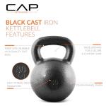 80 lb CAP Barbell Cast Iron Kettlebell