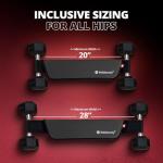 Bellabooty Gray Hip Thrust Belt for Women