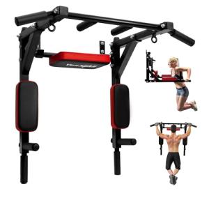 Yes4All Wall Mounted Pull Up Bar and Dip Station