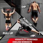 Yes4All Wall Mounted Pull Up Bar and Dip Station