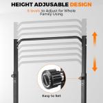 Adjustable Power Tower Pull Up Station