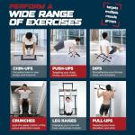 WeePro Heavy Duty Doorway Pull Up Bar