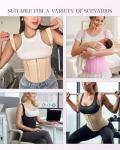 Anylost Women's Waist Trainer Corset with Zipper