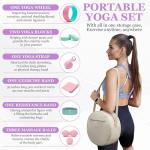 HNCTINNO All-in-One Yoga Wheel and Block Set