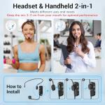 TONOR Wireless Headset Microphone System for Fitness