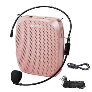 Portable Voice Amplifier with Headset Microphone