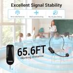 TONOR Wireless Headset Microphone System for Fitness