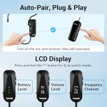 TONOR Wireless Headset Microphone System for Fitness