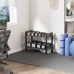 2-Tier Adjustable Dumbbell Rack for Home Gym