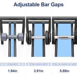 2-Tier Adjustable Dumbbell Rack for Home Gym