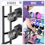 Adjustable Dumbbell Rack for Home Gym Storage