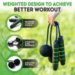 Cordless Weighted Jump Rope - Adjustable Length