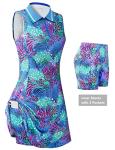 FREEYE Women's Athletic Tennis Golf Dress with Shorts