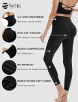 Syrinx Women's High Waisted Tummy Control Leggings