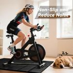 Foldable Non-Slip Treadmill Mat for Home Gym