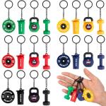 20pcs Gym Keychain Set for Fitness Lovers