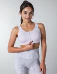 High Support Zip Front Sports Bra for Women