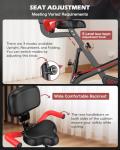 Folding 4-in-1 Exercise Bike with Resistance Bands