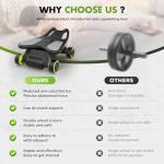 Ab Roller with Elbow Support and Knee Pad