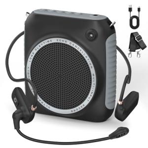 Portable Wireless Voice Amplifier with Headset Microphone