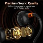 Ortizan Bluetooth 5.3 Open Ear Sport Headphones