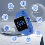 Digital Sports Watch for Kids with Pedometer