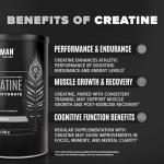 BIRDMAN Caffeine-Free Creatine Powder for Recovery