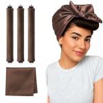 Heatless Curl Rollers for Overnight Curls - Set of 3