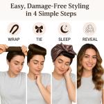 Heatless Curl Rollers for Overnight Curls - Set of 3