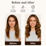 Heatless Curl Rollers for Overnight Curls - Set of 3