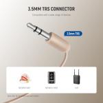 NEEWER Wired Headset Microphone for Coaches and Speakers