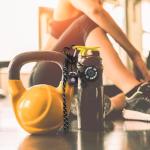 Black Dumbbell Keychain - Perfect Gift for Fitness Lovers