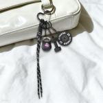 Black Dumbbell Keychain - Perfect Gift for Fitness Lovers