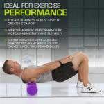 ProsourceFit 18-Inch Firm Foam Roller - Purple