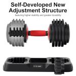 Fit Sir 25 Adjustable Dumbbell Set for Home Workouts