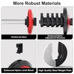 Fit Sir 25 Adjustable Dumbbell Set for Home Workouts