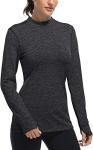 Women's Fleece Lined Long Sleeve Workout Shirt