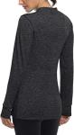 Women's Fleece Lined Long Sleeve Workout Shirt